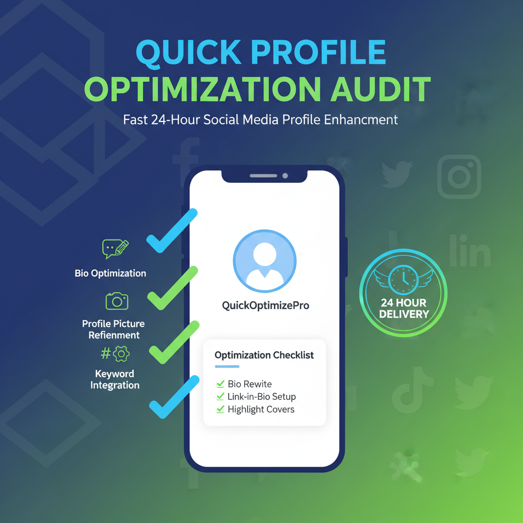 Quick Profile Optimization Audit (Quick Fixes + Template Pack)